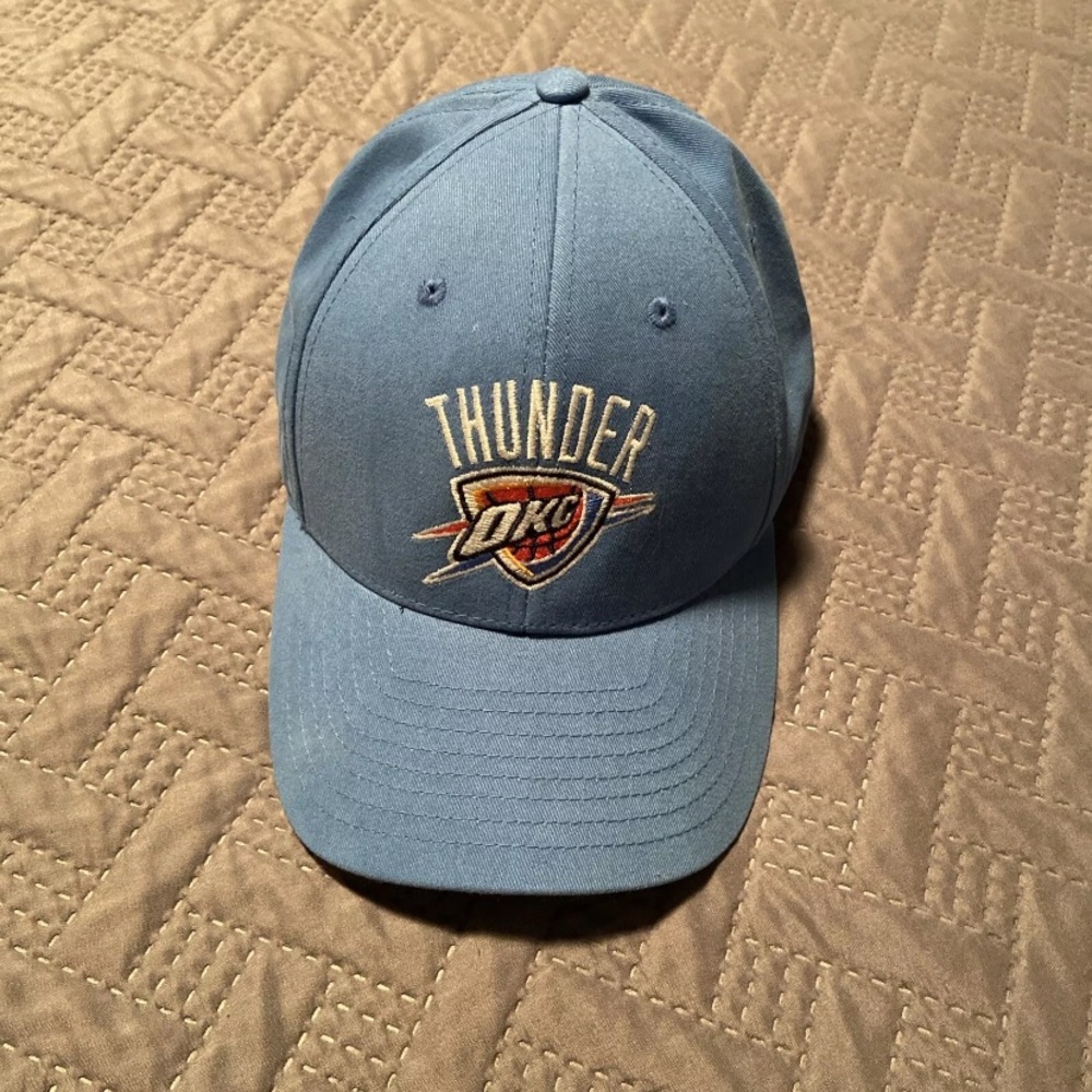 NBA Oklahoma City Thunder, OKC 
Fan Favorite Hat/Cap Blue Adjustable 
One Size